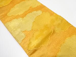 アンティーク　雲取り模様織り出し袋帯（材料）